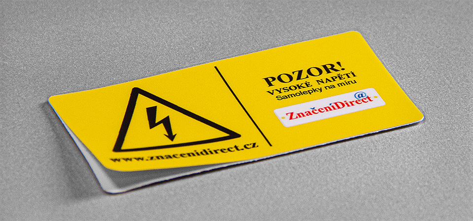 Průmyslové samolepky